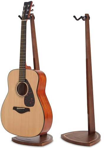 Musbeat Double Guitar Stand, 2 Pack Guitar Stand for Acoustic Guitar, Dual Guitar Stand for 2 Guitars, Wooden Guitar Stand Floor for Electric Guitar, Wood Guitar Stand for Men, Guitar Accessories