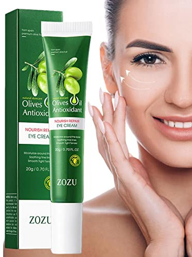 Crema per gli occhi all'olio d'oliva - Crema occhi lucida all'olio d'oliva per ridurre gonfiore - Crema occhi rivitalizzante anti-età da 20 g per tutti i tipi di pelle per le donne con Imtrub