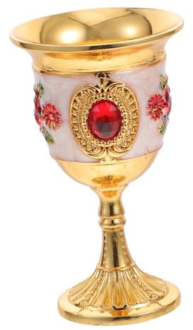 TOPBATHY Copas De Vino Vintage Pequeños Taza Retro De Estilo Europeo Para Uso Bar Recipiente Para Bebidas Delicadas