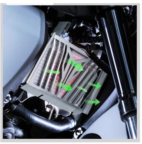 Cubierta Parrilla Radiador Motocicleta para Yam&aha MT-125 MT125 MT 125 2020 2021 2022 2023-accesorios De Motocicleta Cubierta Protectora De Protección De Rejilla De Radiador