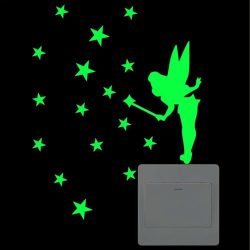 Stickers muraux pour,Autocollant interrupteur phosphorescent - Stickers muraux à motif animal, décoration de la maison d'art mural avec interrupteur de lumière créatif