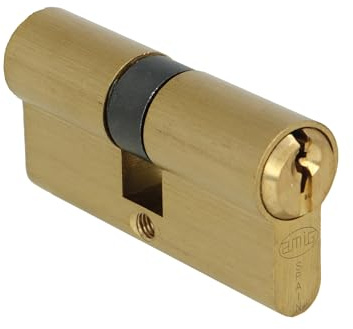 Amig - Låscylinder - Storlek: 70 mm (35-35) - 6 stift - Anti-dricks- och stötskyddssystem - Borrskydd - Inkluderar 3 nycklar - 65 mm fästskruv