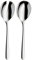 WMF Kult Plus Salatbesteck Edelstahl 23,7 cm, Salatgabel, Servierlöffel, Cromargan protect Edelstahl poliert, kratzbeständig, spülmaschinenfest