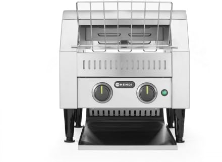 HENDI Tostador de cinta doble - 230V / 50Hz / 2240W - 418x368x(H)387 mm, plateado, acero inoxidable