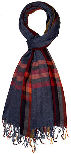 LORENZO CANA lyxig halsduk halsduk 50 % kashmir 50 % ull från merino-lamm ull kashmirsjal vävd herrhalsduk