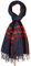 Lorenzo Cana Luxus Schal Schaltuch 50% Kaschmir 50% Wolle vom Merino-Lamm Wolle Kaschmirschal Gewebt Herrenschal Männerschal, Kariert-blau-rot-orange, 70 x 180 cm