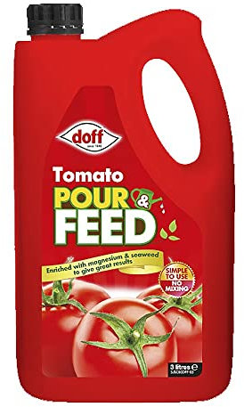SuperGift.com 3L Pour & Feed for Tomatoes Liquid Flower Plant food fertiliser for Optimum Growth, Ready to Use