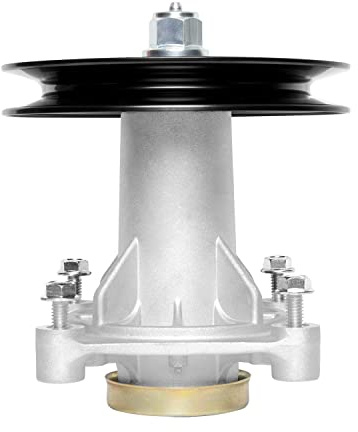 ZALANA 192870 Spindle Assembly + 195945 Pulley for Craftsman Husqvarna Ariens Poulan, Replace 187292 532187281 532187292 587819701 21546238, Mandrel for 42 46 48 54 Mower Deck