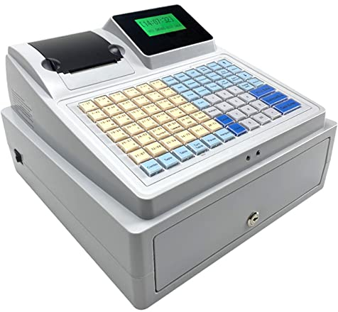 Oiyekntd Elektronische Registrierkasse, gewerbliche Registrierkasse mit LCD -Display für Kleinunternehmen, 8 Digitale LED -Intelligente Registrierkasse für Restaurant/Store