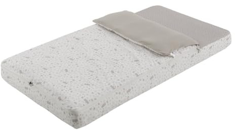Cambrass - Saco Cuna nórdico con Cremallera - Ropa de Cuna Ajustable con Gomas - Saco de Dormir bebé desenfundable Sirve Tanto para Verano como para Invierno - Abete Beige