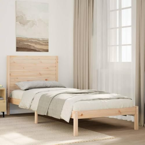 Myheimly Massivholzbett Extra Lang ohne Matratze 90x210cm 3013900de