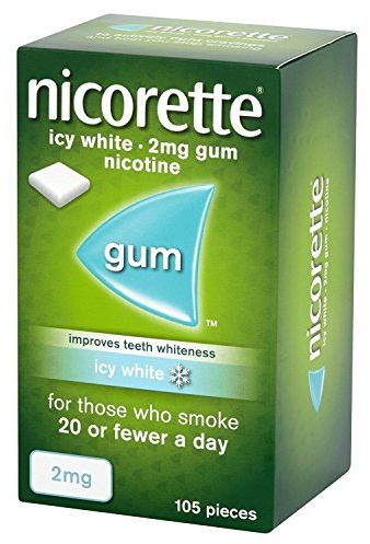 Nicorette Icy White Gum 2mg - 105 Pieces