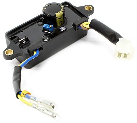 Wiltec Ersatzteil für Stromerzeuger automatische Spannungsregelung, Spannungsregler 2000-2500 W für Benzinmotoren, für konstante Ausgangsspannung