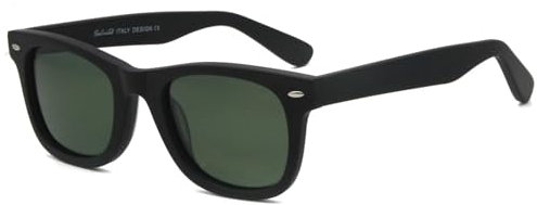 SunCristal Polarisierte Kleine Gesicht Sonnenbrillen Herren Damen Retro Fahren Outdoor Sonnenbrillen Matt Schwarz Sonnenbrille Teenager Madchen Jungen Polarisierte Sonnenbrille Damen Herren