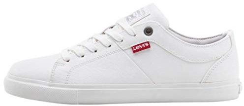 Levi's Woods W., Zapatillas de Deporte Mujer, Blanco (Brilliant White), 41 Eu
