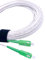 Elfcam® - Câble/Rallonge Fibre Optique {Orange SFR Bouygues} - Jarretière Simplex Monomode SC-APC à SC-APC - Blindage et Connecteur Renforcée - Perte Très Fiable - Blanc, 5M