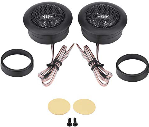Audio-Lautsprecher, Paar 12V 120W Auto Mini Super Power Loud Dome Audio-Lautsprecher Hochtöner Lautsprecher Horn, Schwarz