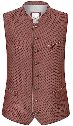 Stockerpoint Herren Loris Trachtenweste, rot, 56