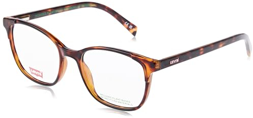 LEVI'S Quadratisch Nylon Brillen in Turquoise für Unisex, Brille mit Sehstärke, optional mit Sonnenbrillen tönung oder Blaulichtfilter (Modell LV 1053)