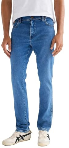 Wrangler Texas Men's Slim Jeans, Ridge Wash, 38 W/30 L