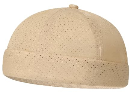 YAMEE Bonnet Docker Homme été Maille Respirable,Casquette sans Visiere Femme Léger Imperméable,Chapeau Marin Unisexe Souple Respirable,Chapeau de Détente Portuaire pour Pêche,Bateau,Randonnée