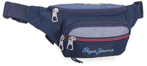 Pepe Jeans Seldon Riñonera, Negro, Poliéster