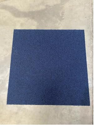 20PCS Carpet Tiles 5m2 Box Heavy Duty Carpet Floor Tiles Non-Slip Interior Floor Tiles 50X50cm for Flooring Home Office Living Room Bedroom Commercial Apartment (Dark Blue)