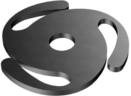 Niesel Adaptador para discos de vinilo de 45 rpm | inserción estable ligera multifuncional – Componentes para tocadiscos – Para DJ Café Amante de la Música Apasionado De La Música Uso Interno