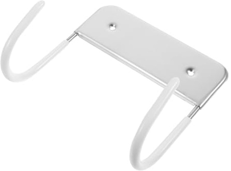 FONDOTIN Gancho Doble para Tabla de Planchar Acero Inoxidable Soporte de Pared Resistente y Fácil de Instalar Organizador para Colgar Tablas de Planchado Tipo T Ahorro de Espacio Hogar