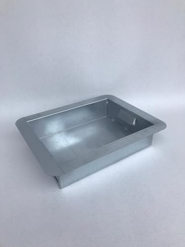 LB METALMECCANICA Cassetto cenere 34x27 h 7 cm artigianale rinforzato CS. LB-BOX69