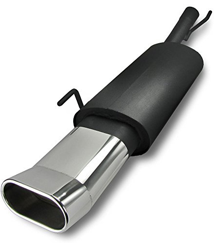 KDS Sportauspuff Auspuff oval DTM Golf 3 Endschalldämpfer Edelstahl Endrohr