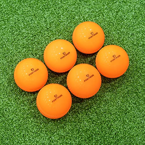 FORTRESS Kwik - Bolas de cricket (6 unidades), color naranja o rosa, naranja, Adulto