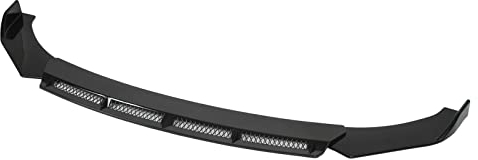 Labbro del Paraurti Anteriore, Spoiler Anteriore Universale Non Sbiadito Resistente all'abrasione Affidabile per la Modifica dell'auto (Nero)