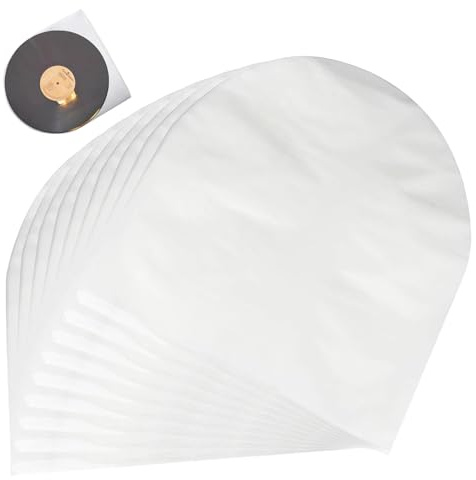 100 stycken skivor-skivor-skivor: 30 cm LP-skivor antistatiska LP-fodral transparent vinyl skivor innerfodral, LP-skivor fodral skivfodral för förvaring av CD-skivor vinyl LP
