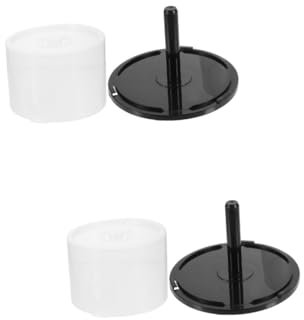 KONTONTY 4 Pcs CD Storage Bin Clear CD Holder Epmty Dvd Stacker Cases Storage Rack Container Spindle Empty Units Trendy Containers for s Plastic