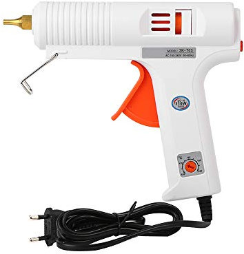 Pistola Per Colla A Caldo, 110 W Professionale Pistola Per Colla A Caldo, Regolabile A Temperatura Costante, Adatto Per Casa, Ufficio, Metallo, Legno, Vetro