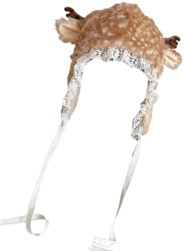 Genérico Gorro de animal – Gorro de de 24 pulgadas | Accesorio de de poliéster: sombrero de asta de para fiestas de cosplay o invierno, agrega un toque divertido y elegante a los at