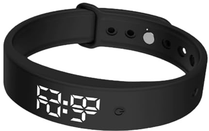 Armband Med Tyst Larm - Vibrationsband För Övningar, Armband Med Smart Väckningstimer | Justerbar Vibrationsklocka, Mjuk Påminnelseenhet För Barn, Detta