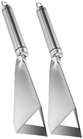 jojofuny 2piezas Cuchillo para Tallar Frutas Acero Inoxidable Cortador de Verduras y Frutas para Cocina y Hogar Herramienta de Tallado para Preparar y Verduras como Decoración de Mesa