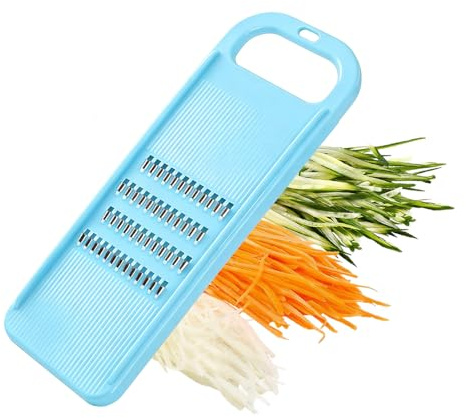 Mandolina da cucinas, grattugia coreana per carote, affettaverdure Julienne con manico ergonomico e foro per appendere patate, carote, cetrioli