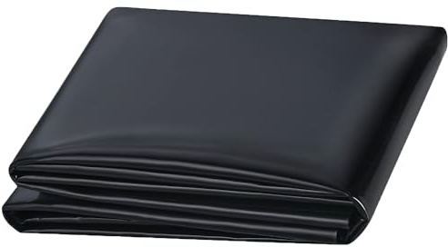 Kraftigt punkterings- och rivbeständigt dammfoder – flexibelt HDPE-membran för fiskpoolerVattentätt foder 1 x 2 m till 10 x 12 m (32,8 fot x 39,3 fot) – perfekt för trädgård och utomhusbruk