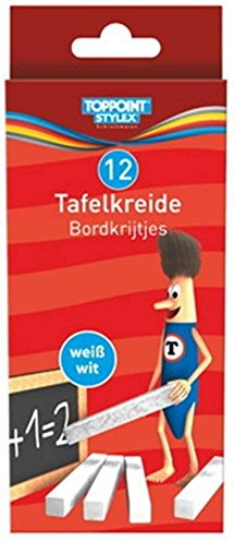 Stylex 25001 gesso per lavagna Bianco 12 pezzo(i)