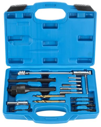 ISINEVER Glühkerzen Ausbohr Werkzeug M8 M10 Glühkerzen Kompatibel mit Mercedes Kompatibel mit Audi Kompatibel mit VW Kompatibel mit Opel Kompatibel mit Seat