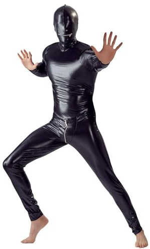 Hommes Sexy Latex Cuir Verni Collants Pantalons combinés Tout Le Corps Le Design Combinaison Jumpsuit Caoutchouc Vêtements Clubwear
