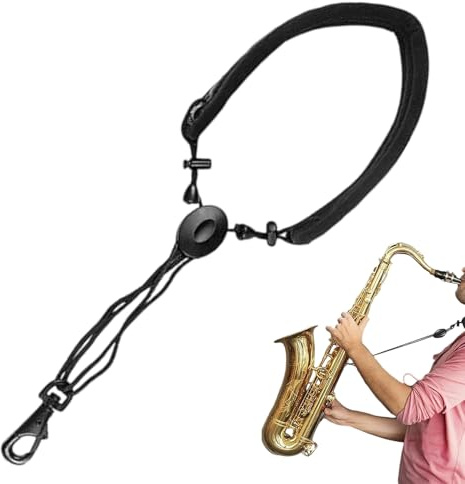 Saxophone Neck Strap | Musical Accessories Strap | Thick Sax Padded Band,for Saxophone Tenor Clarinet Bass Baritone Bassoon Cork Alto Soprano Horn