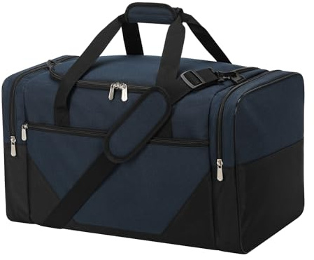 LONALIA sportväska 45 l, Marinblå, 45L, Sport gym resväska sportväska