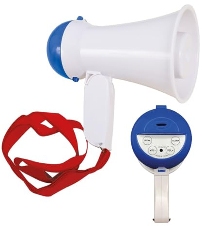 P'tit Clown - 84001 - Mégaphone de Supporter 16 cm - Blanc - Parfait pour Les Célébrations et Événements Sportifs
