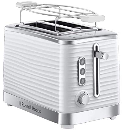Russell Hobbs 24370 – 56 Tostadora, 1050, brillante de plástico, color blanco
