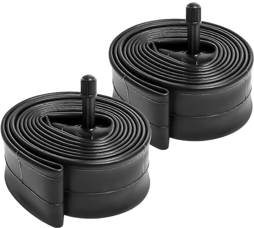 YunSCM 2er-Pack 40/47-406 20 Zoll Schlauch 20x1.50/1.65/1.70/1.75 AV32mm Ventil kompatibel 20 Zoll Fahrradschlauch/Kinderfahrrad/Elektrofahrrad Schlauch 20x1.50 20x1.55 20x1.65 20x1.70 20x1.75