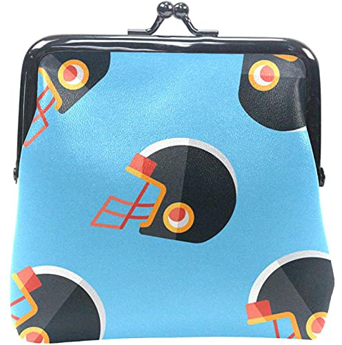 Porte-monnaie avec boucle pour casque de football américain - Pour femme et fille